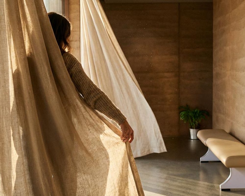 A hopeful woman in her 40s speaking with a compassionate doctor about fertility options.