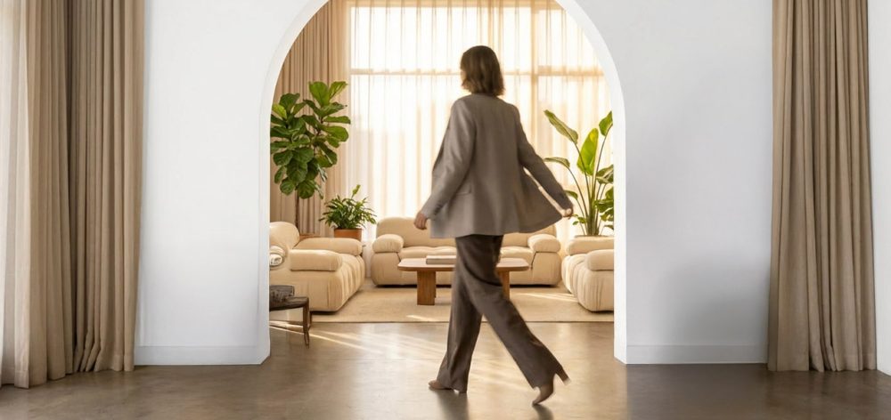 An energetic woman in her 50s exercising or laughing, representing restored vitality through testosterone therapy.