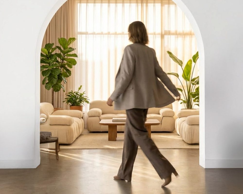 An energetic woman in her 50s exercising or laughing, representing restored vitality through testosterone therapy.